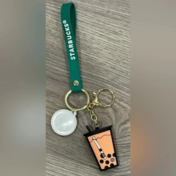 STARBUCKS BRANDED KEY CHAIN NIB - Picture 1 of 15